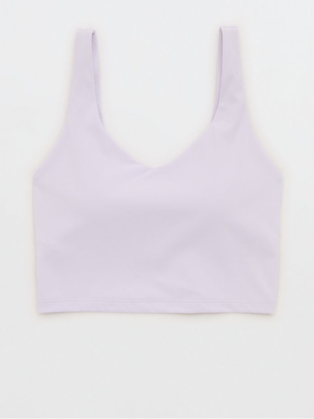 NWOT Aerie OFFLINE Real Me Low Key Tank/Bra - White - Picture 2 of 5
